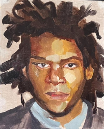 Basquiat-Portrait-8-by-10-oil-on-canvas-board-320.00