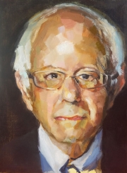 Bernie-Sanders-portrait-9-by-12-Oil-on-cradled-wood-980.00